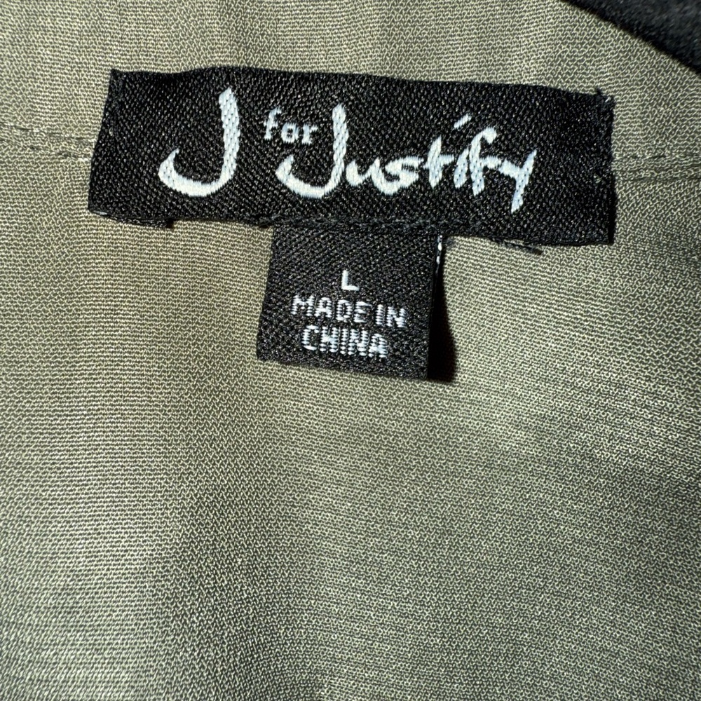 J for Justify Olive Green Dress - Picture 2 of 7